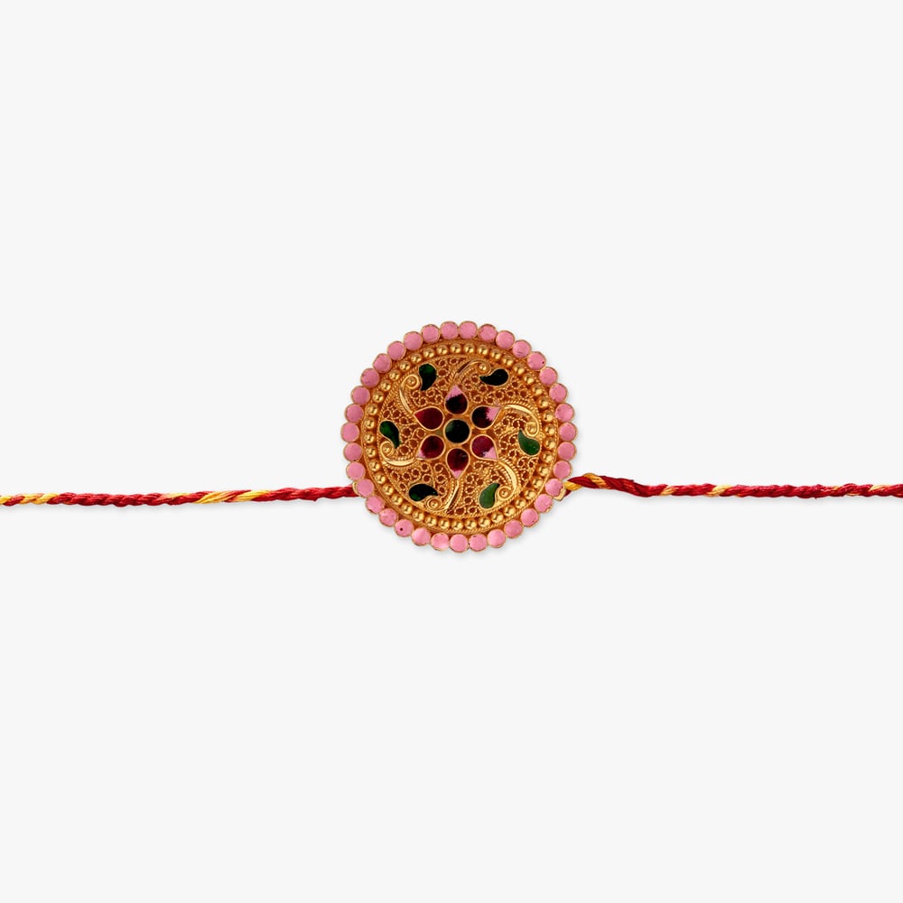 Blushing Mandala Gold Maang Tikka,,hi-res image number null