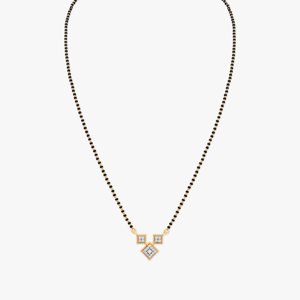 Block Spark Diamond Mangalsutra,,hi-res image number null