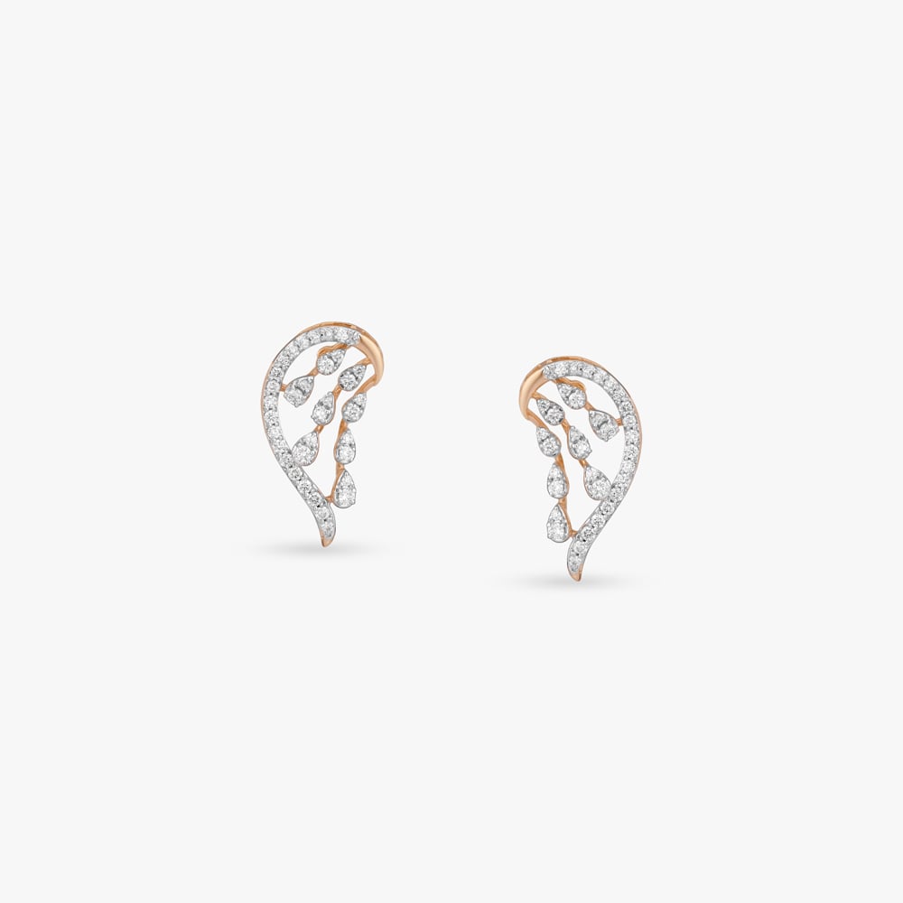 

Radiant Arc Diamond Stud Earrings
