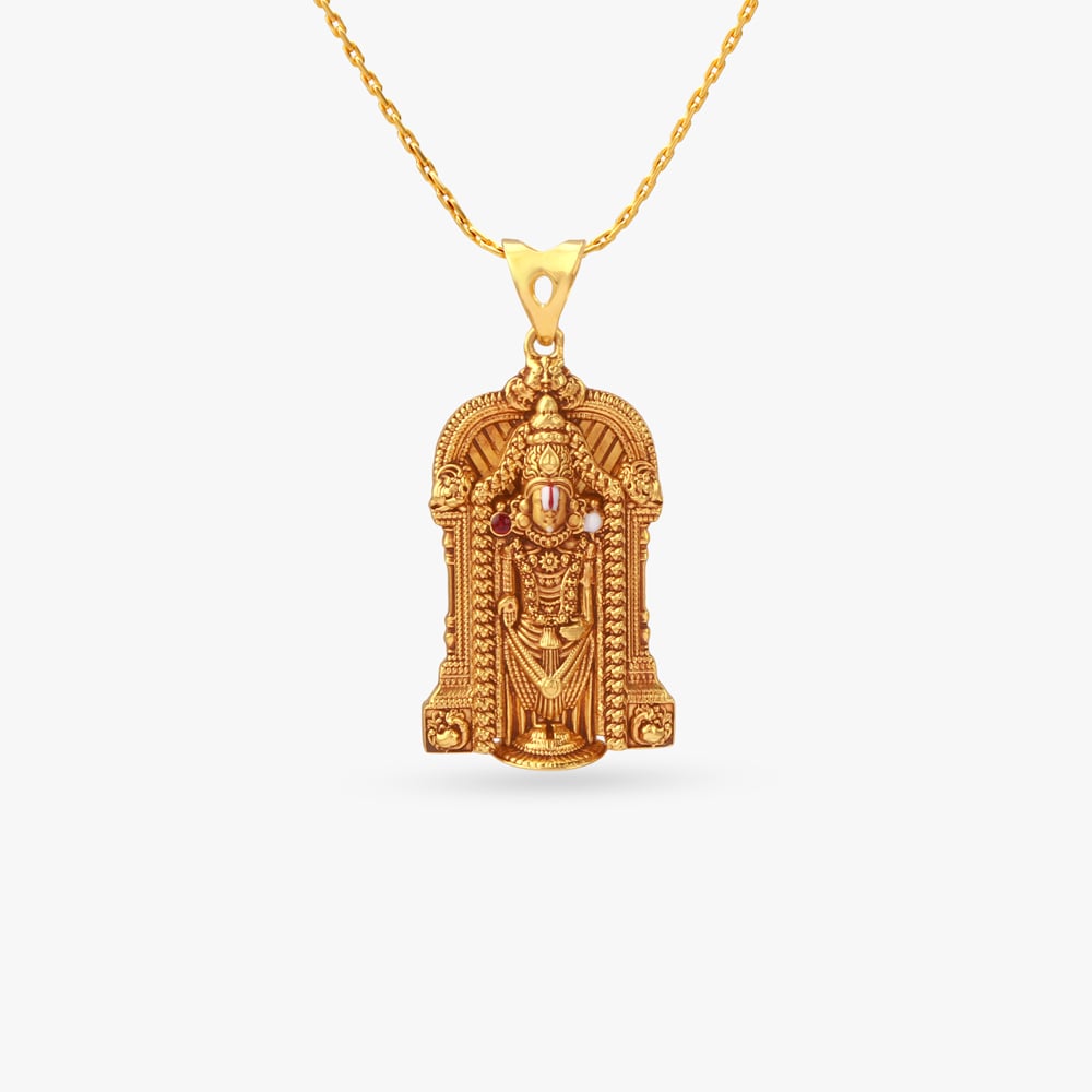 

Lord Venkateswara Gold Pendant