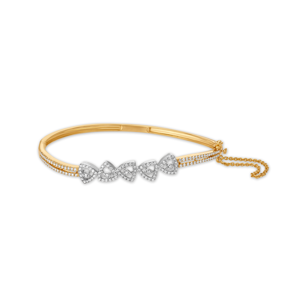 Classy Purple Garnet Bracelet Bangle