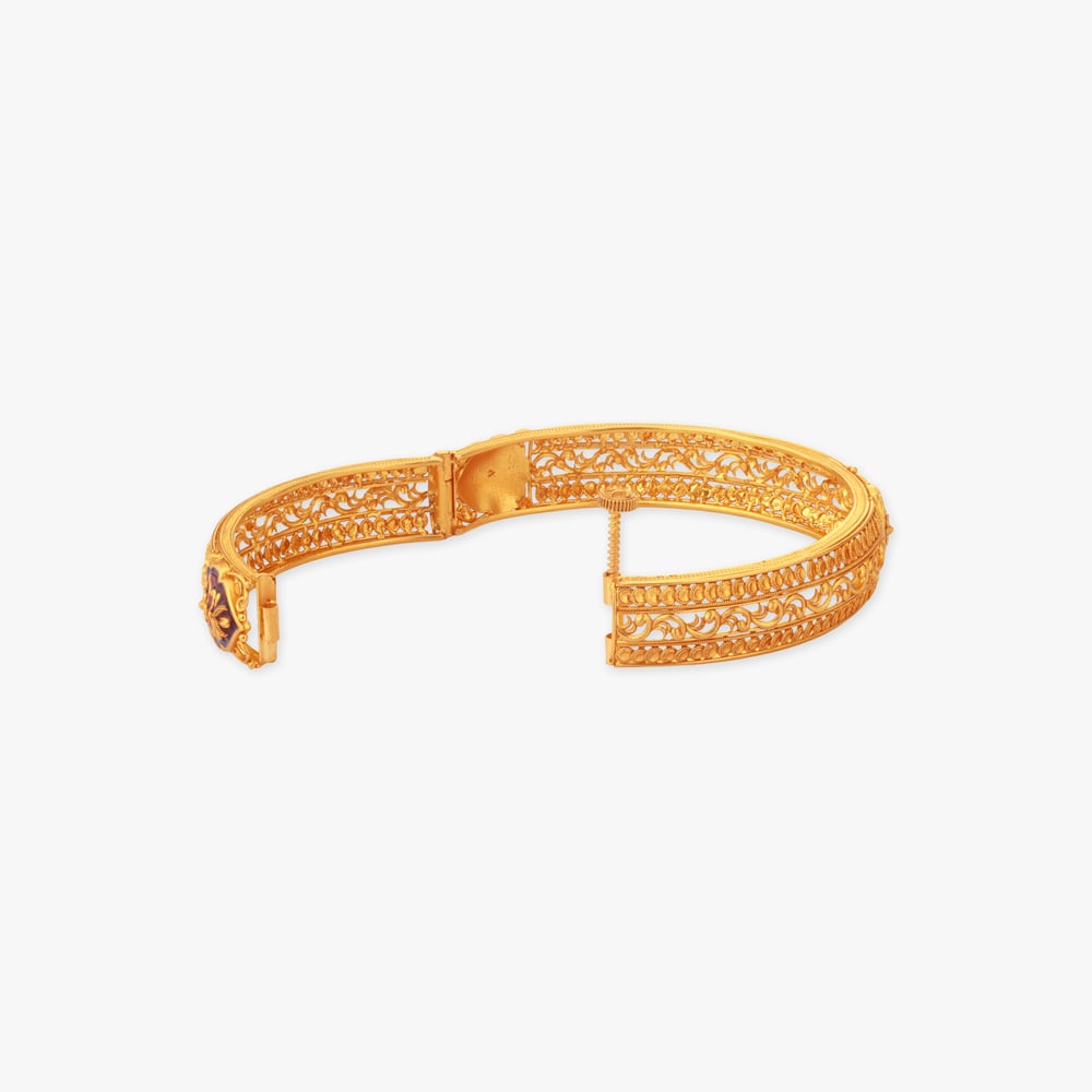 Midnight Mystique Gold Bangle,,hi-res image number null