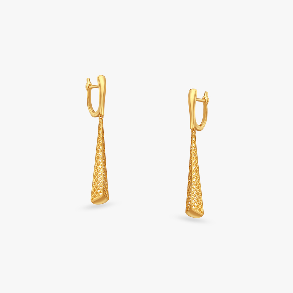 

Aura Flow Gold Hoop Earrings