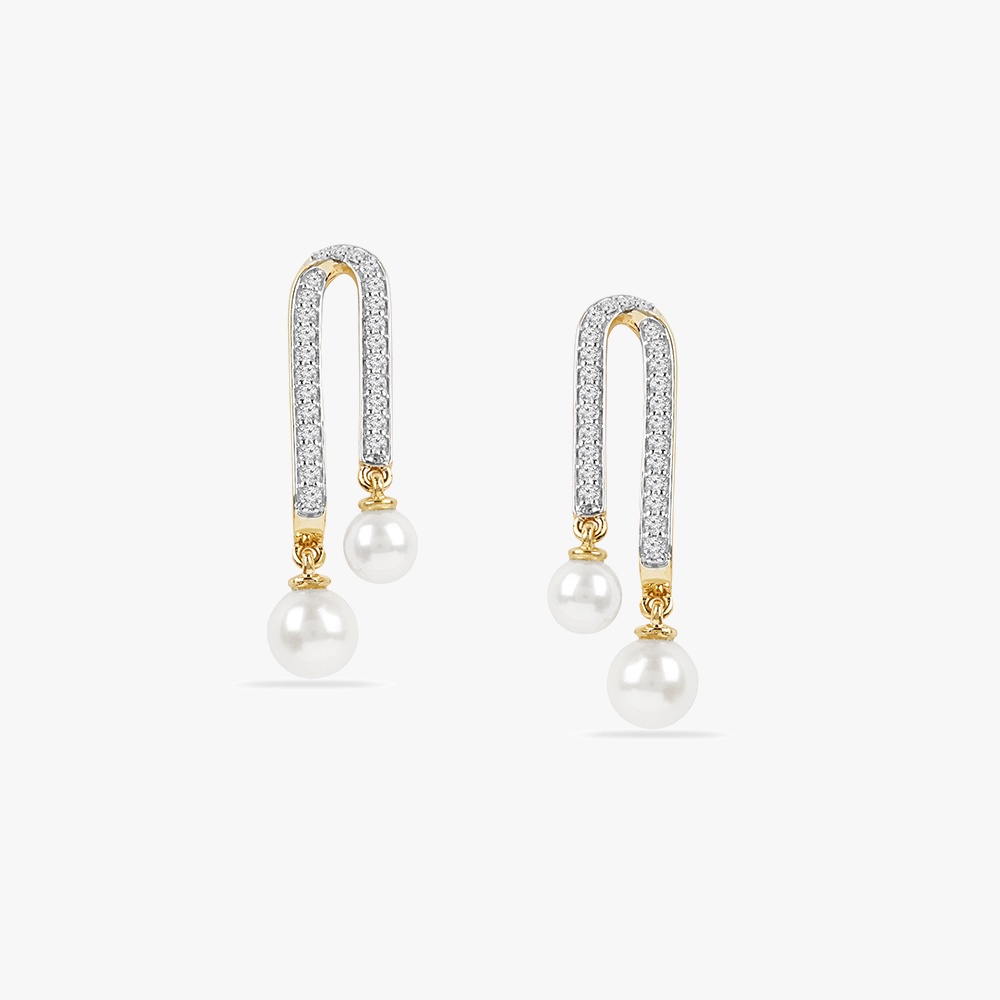 Celestial Glow Diamond Drop Earrings,,hi-res image number null