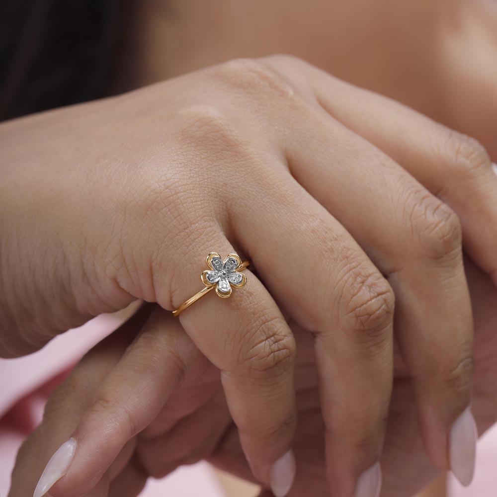 Petal Glow Diamond Ring,,hi-res image number null