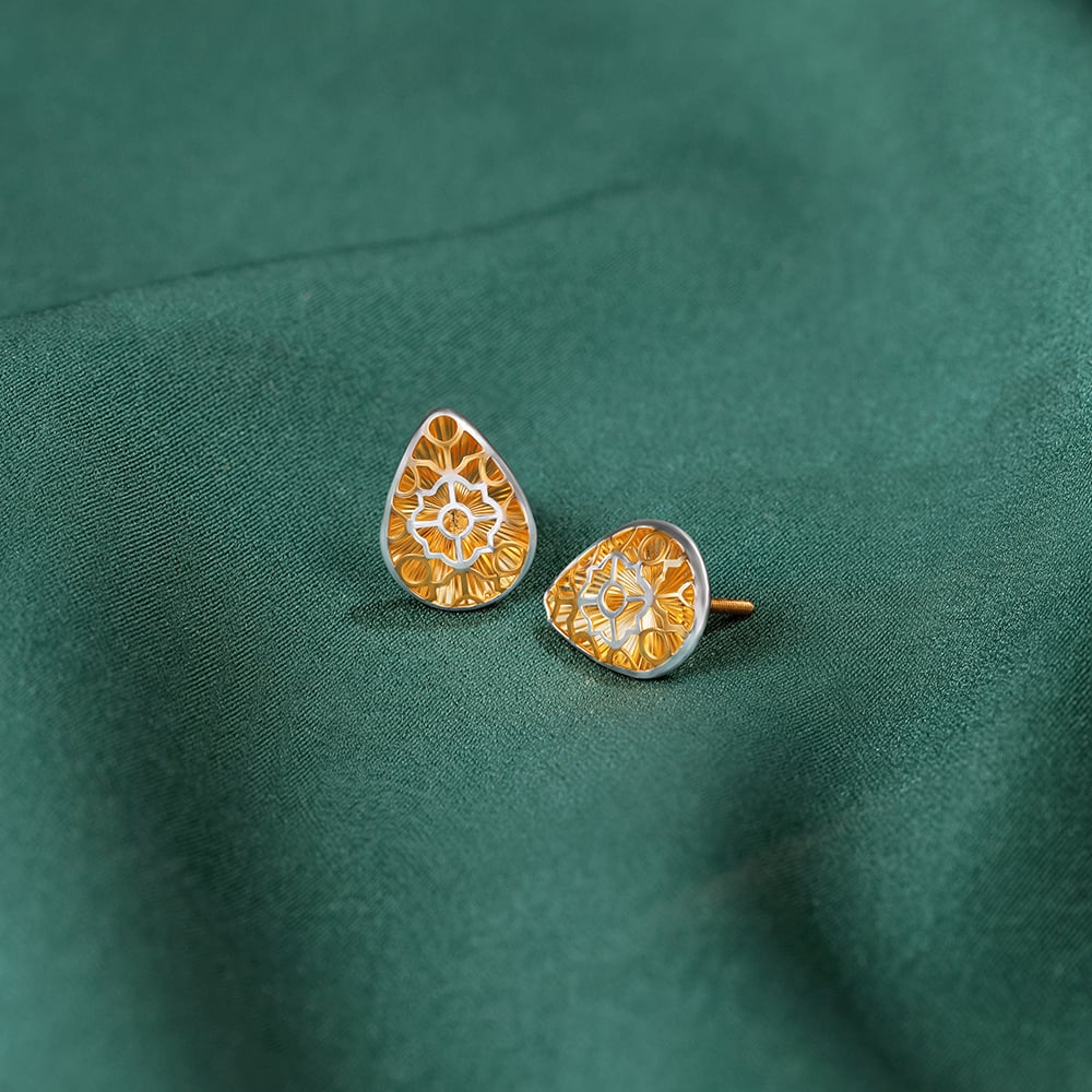 Charming Jali Stud Earrings,,hi-res image number null