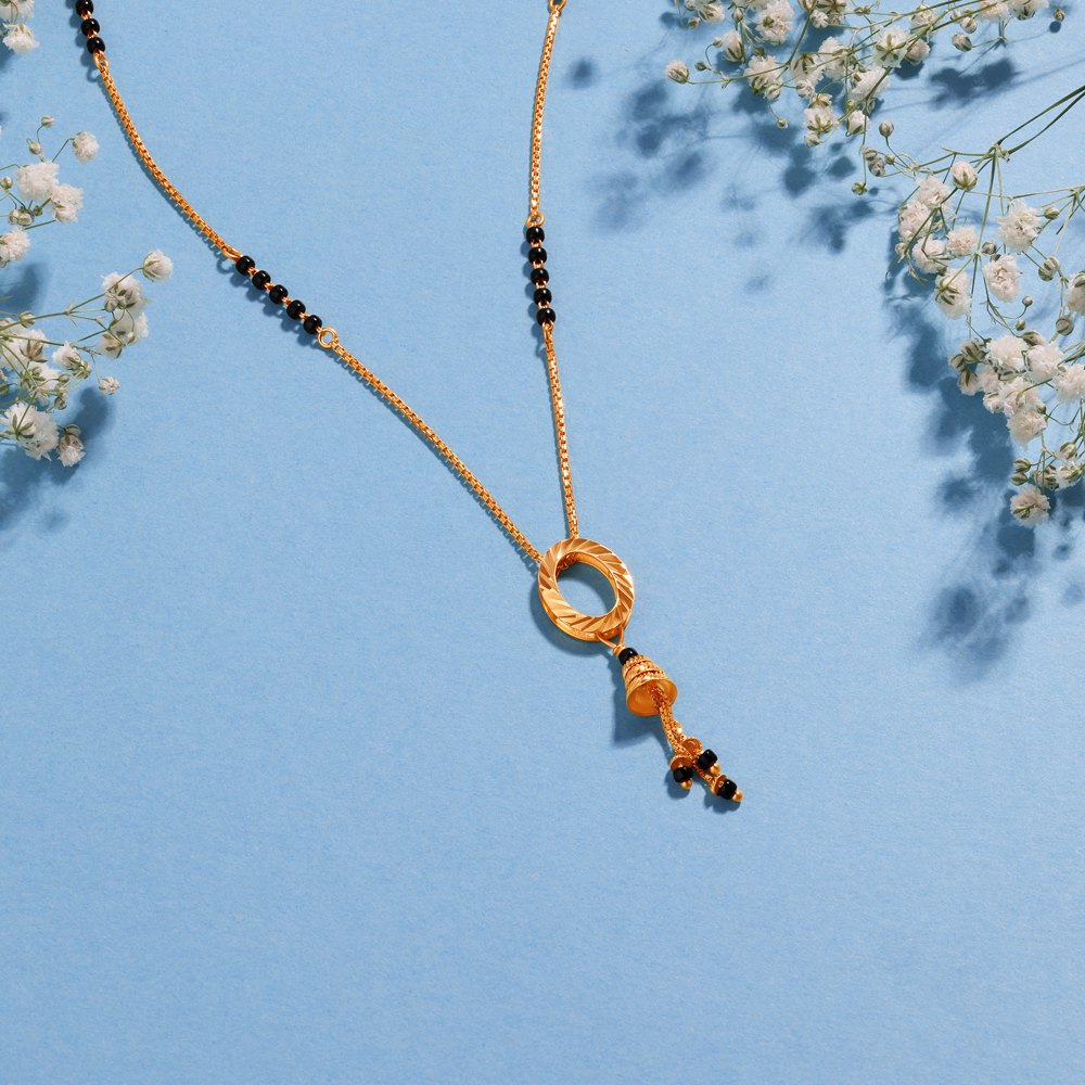 Minimalist Elegance Gold Mangalsutra,,hi-res image number null