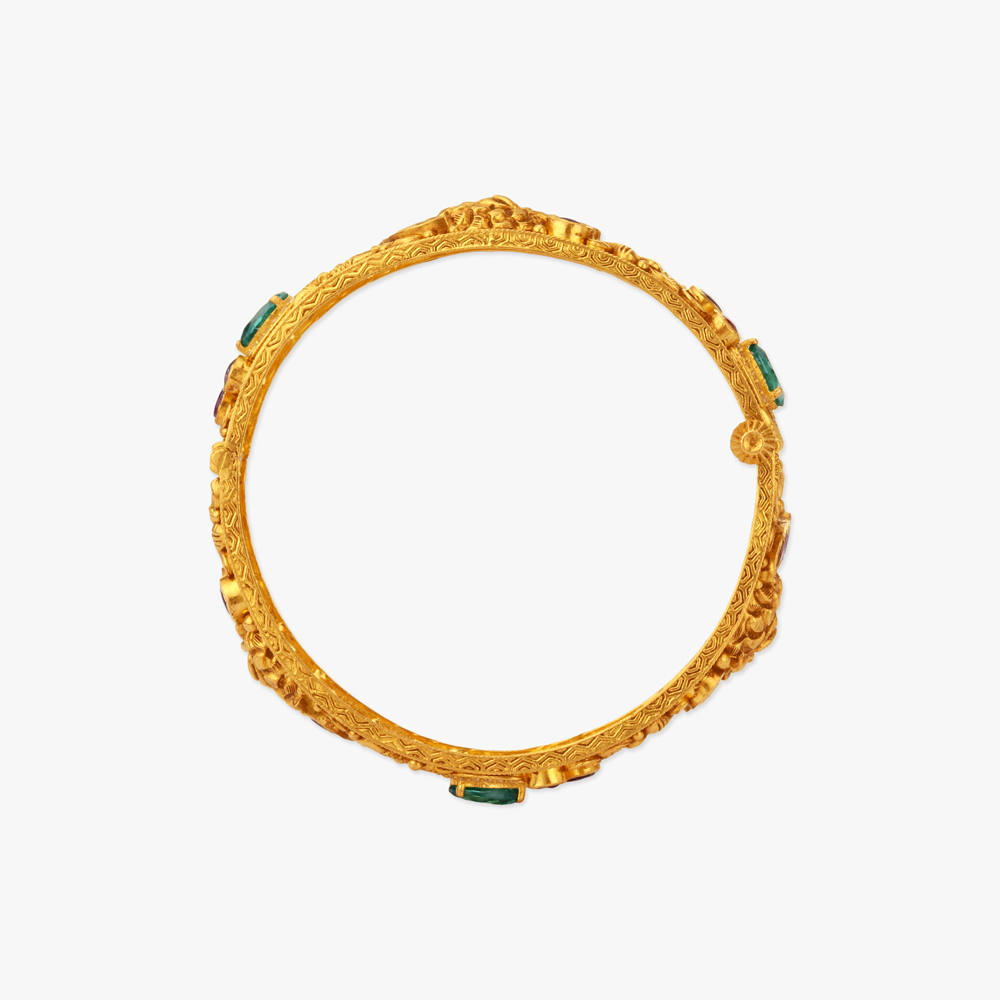 Palace Garden Gold Bangles,,hi-res image number null