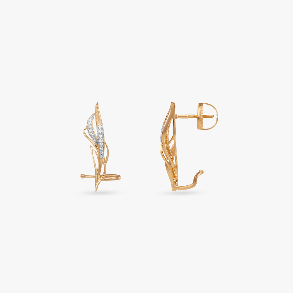 Aerial Contour Diamond Stud Earrings,,hi-res image number null