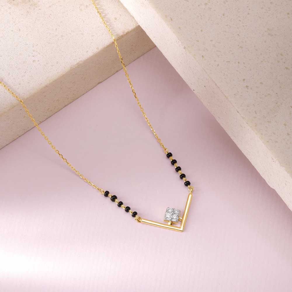 Elegant Edge Diamond Necklace,,hi-res image number null