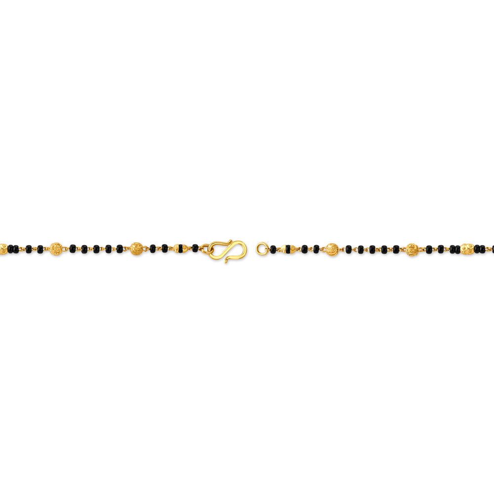 Classic Yellow Gold Mangalsutra Bracelet,,hi-res image number null