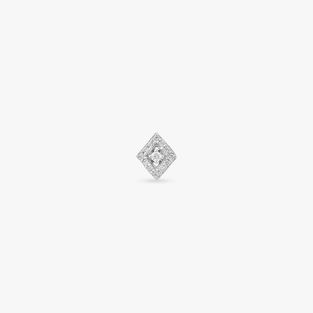 Gleam Frame Diamond Nose Pin,,hi-res image number null