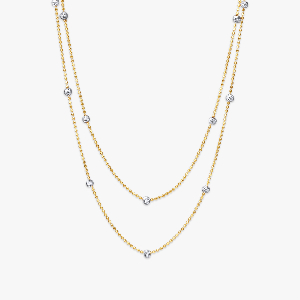 Beaded Gold Necklace,,hi-res image number null