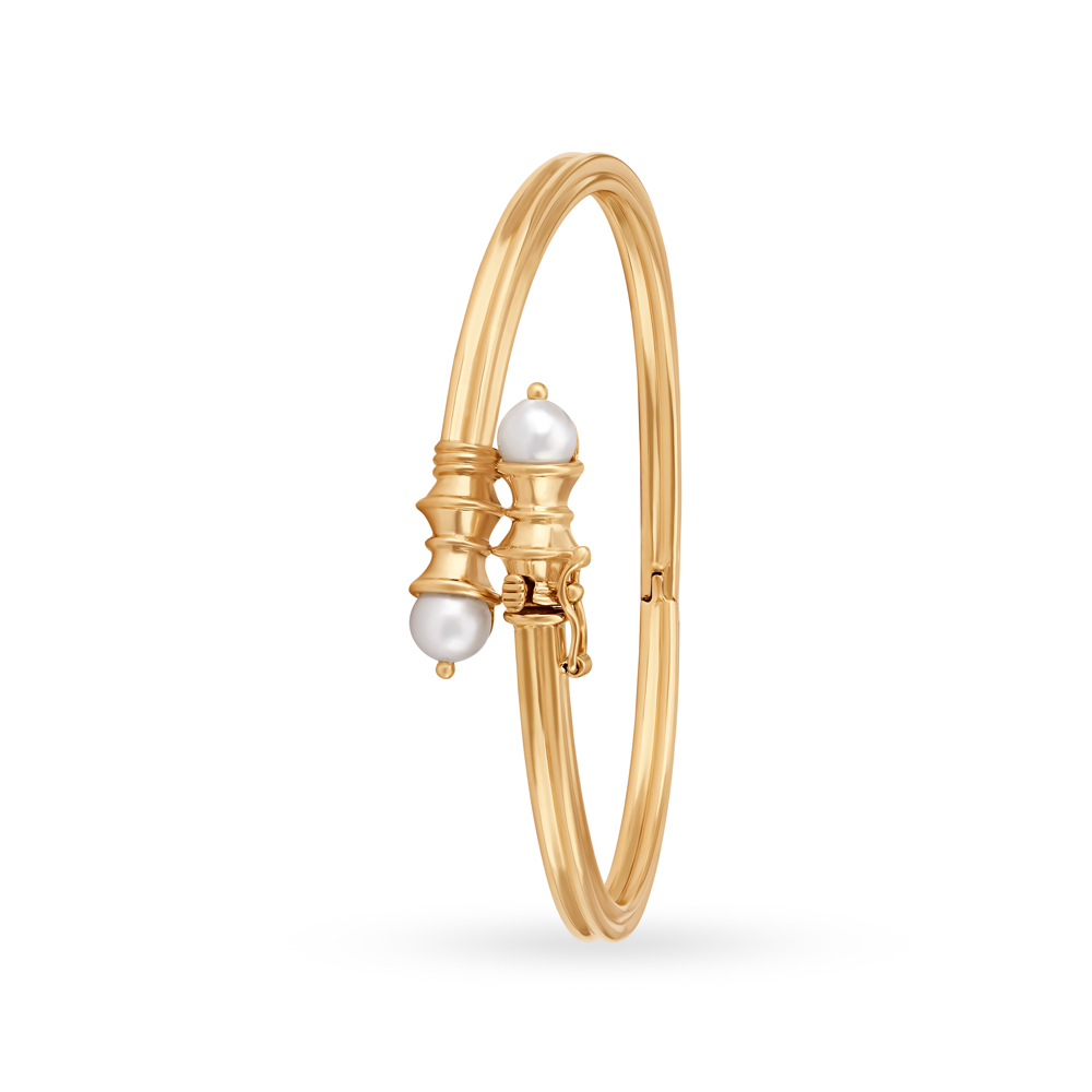 Elegant Pearl Bangle,,hi-res image number null