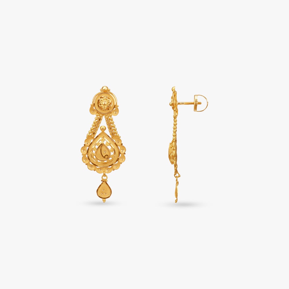 Heart Bloom Gold Necklace Set,,hi-res image number null