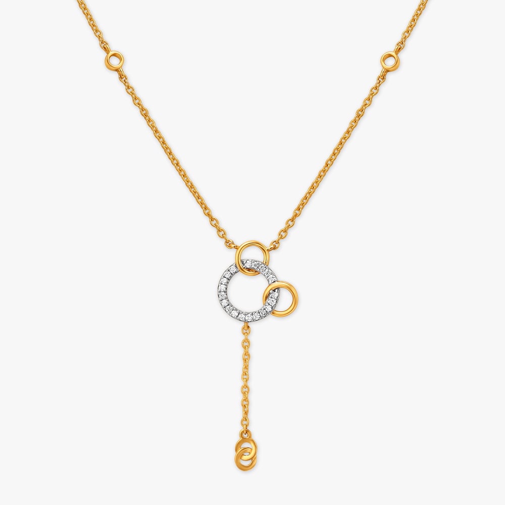 Connected Circles Pendant with Chain for Kids,,hi-res image number null
