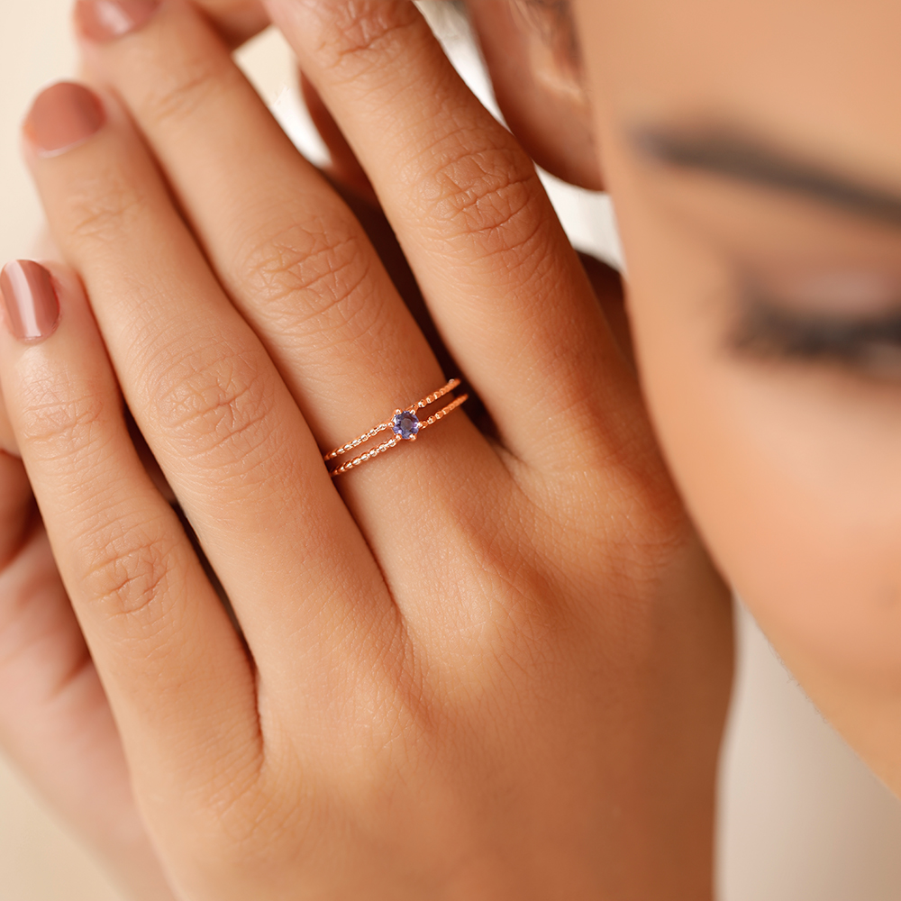 Harmony in Hue 18KT Rose Gold Ring,,hi-res image number null