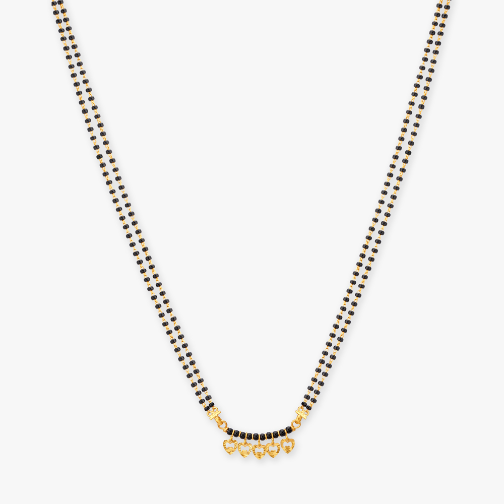 Heart-Shaped Gold Mangalsutra,,hi-res image number null