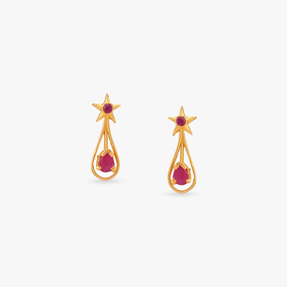 

Starfire Drop Stud Earrings for Kids