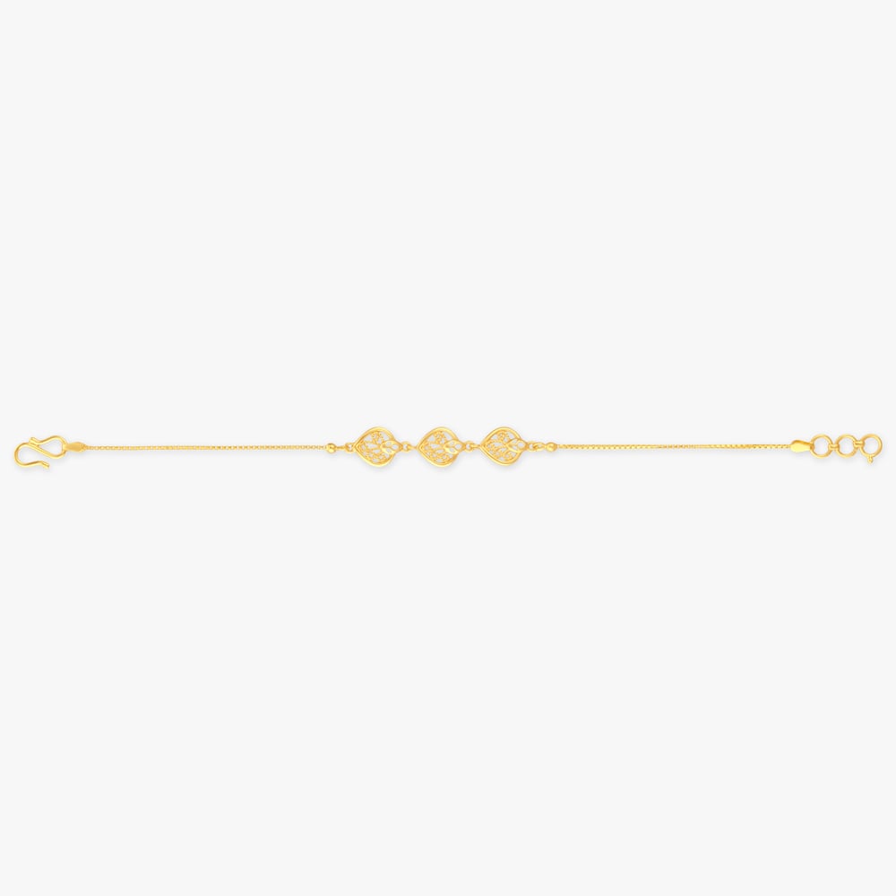 Gilded Vine Gold Bracelet,,hi-res image number null