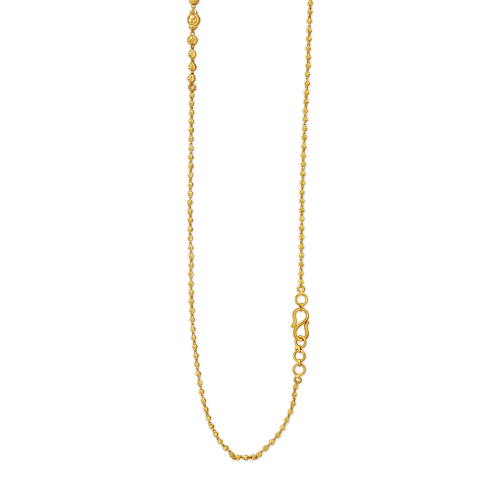 Antique Traditional Bead Gold Chain,,hi-res image number null