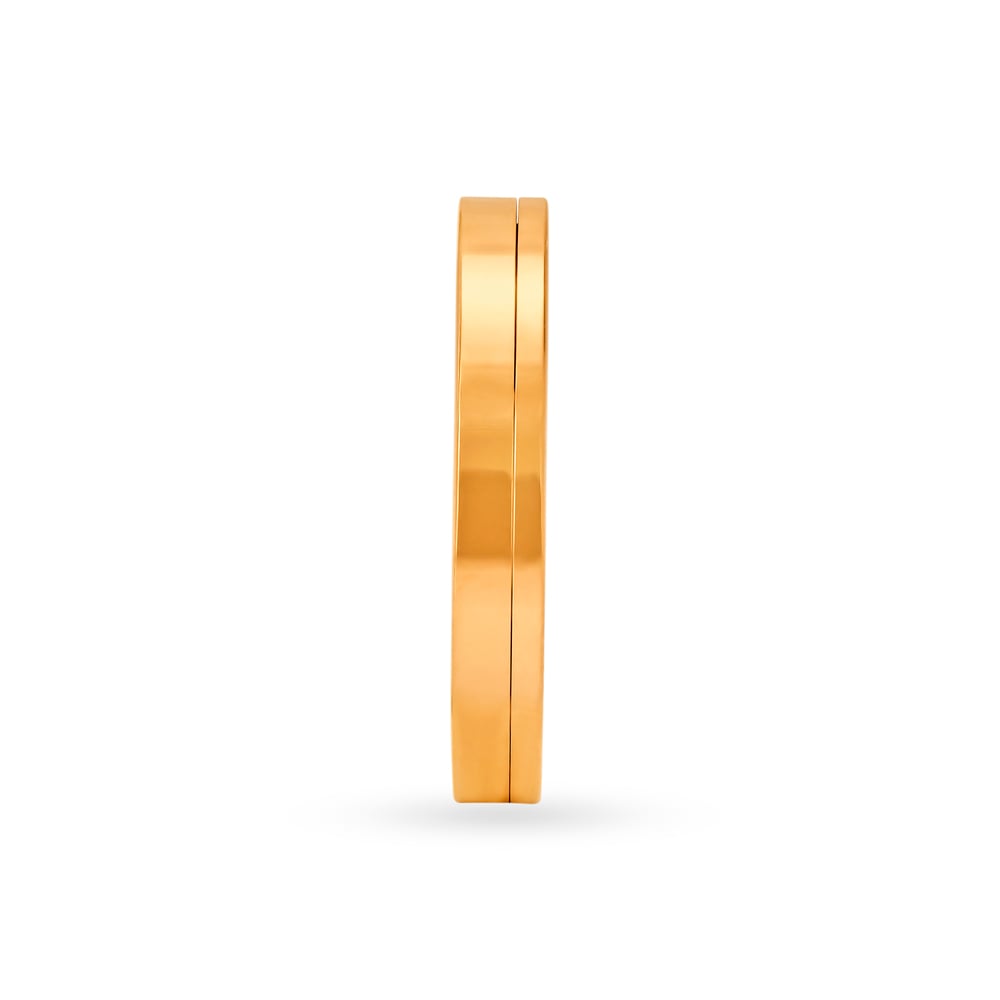 Brilliant 22 Karat Yellow Gold Finger Ring,,hi-res image number null