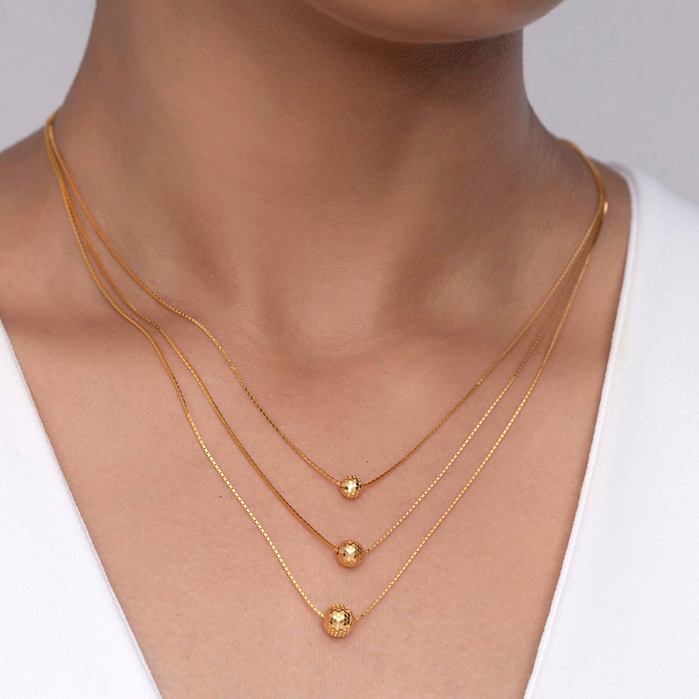 Triple Delight Gold Chain,,hi-res image number null