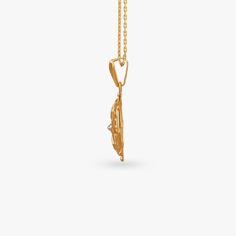 Nautical Wheel Diamond Pendant,,hi-res image number null