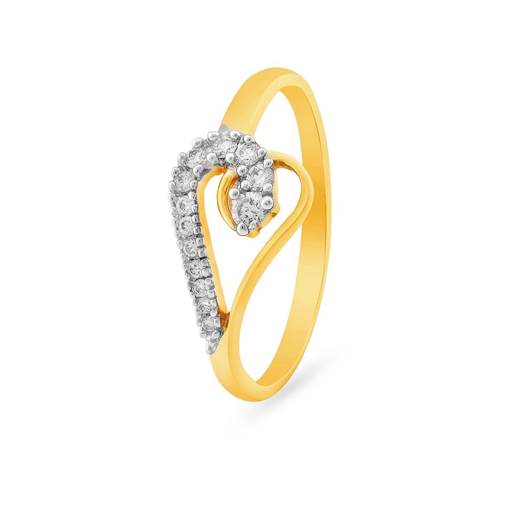 Heartfelt Diamond Finger Ring,,hi-res image number null
