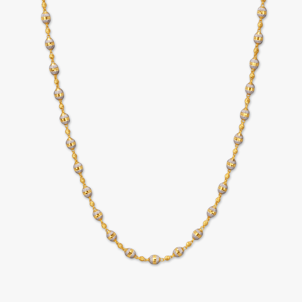 

Bead Rhythm Gold Chain