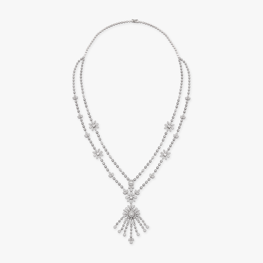 Blooms of Mirage Diamond Necklace Set,,hi-res image number null
