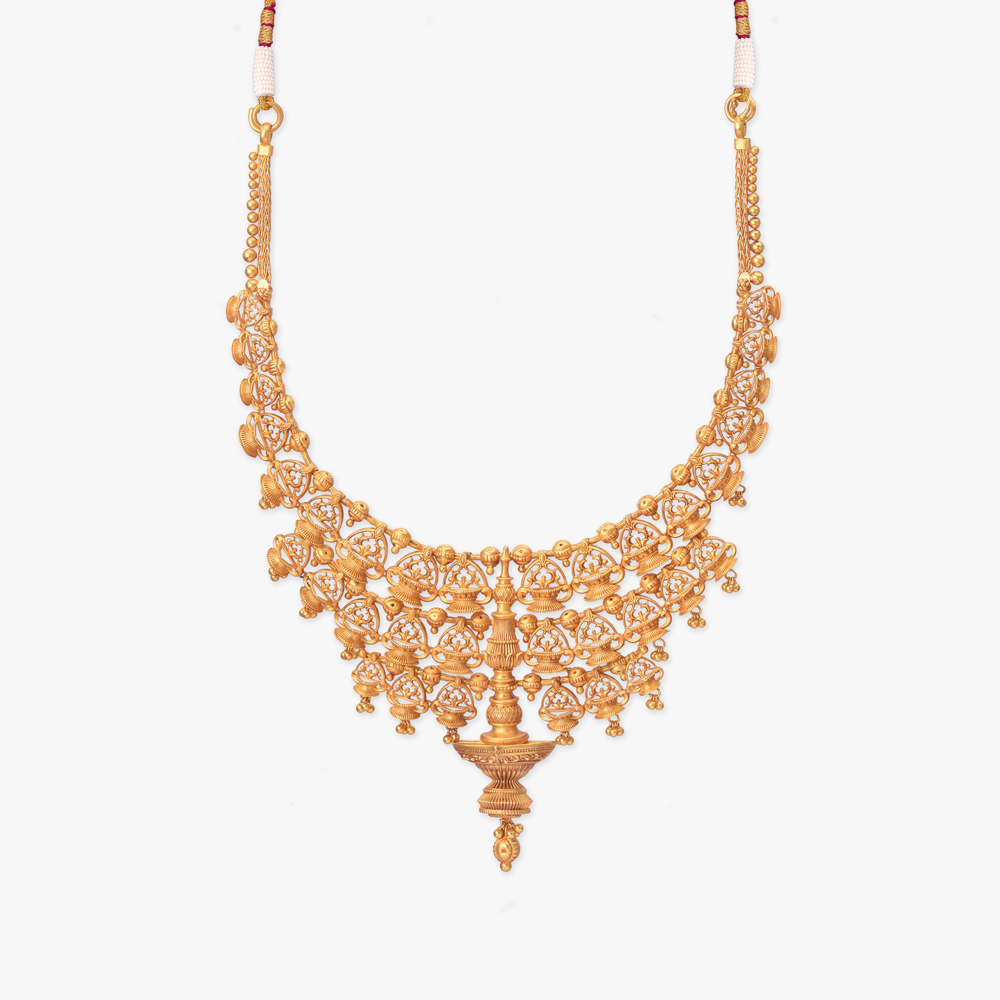 Jyoti Kalash Gold Necklace set,,hi-res image number null