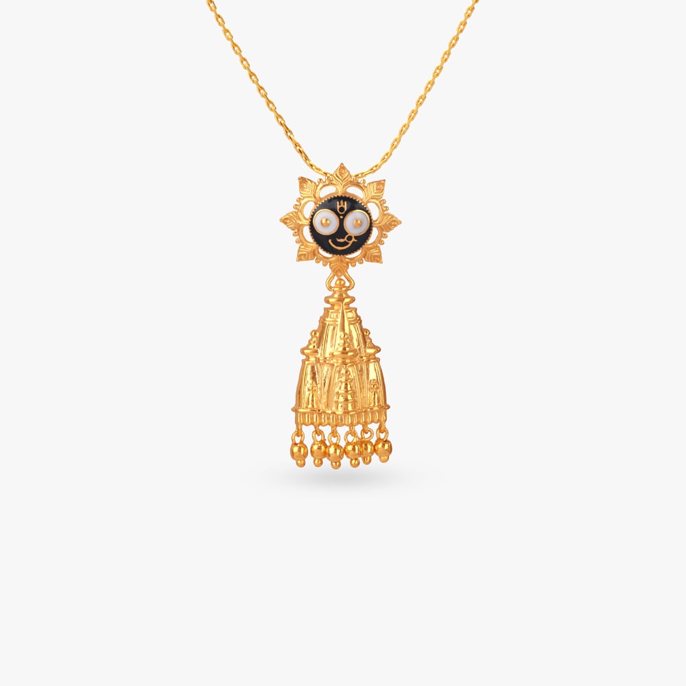 

Sacred Swing Gold Pendant