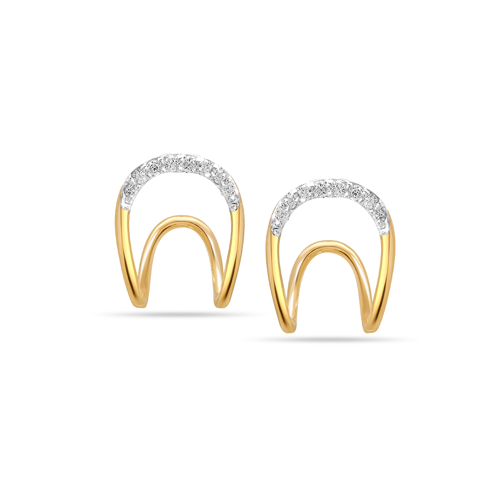 Buy Mia by Tanishq 14k Gold & Diamond Earrings for Women Online At Best  Price @ Tata CLiQ