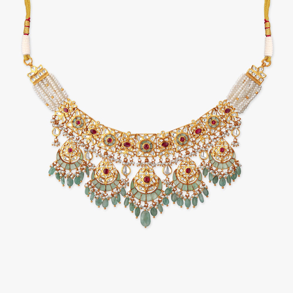 Celestial Arcade Gold Necklace Set,,hi-res image number null