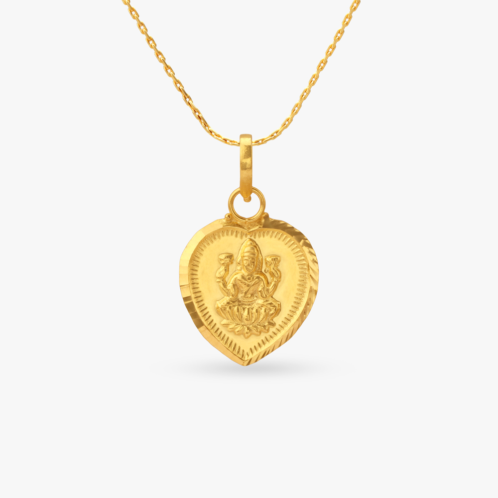 

Shree Mahalakshmi Gold Pendant