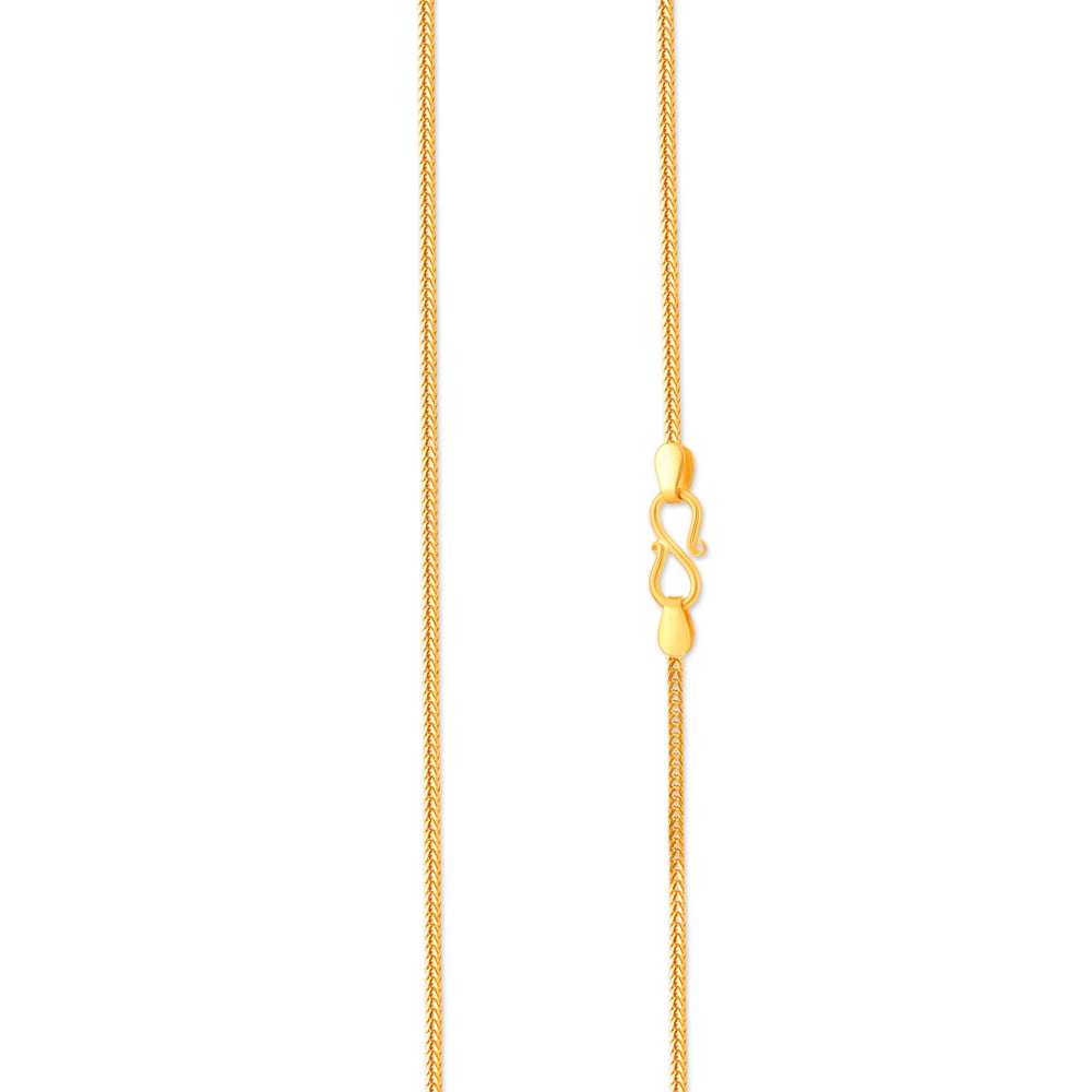 

Shimmering Gold Foxtail Chain