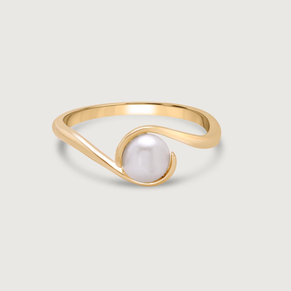 Wave Glow Pearl Ring,,hi-res image number null
