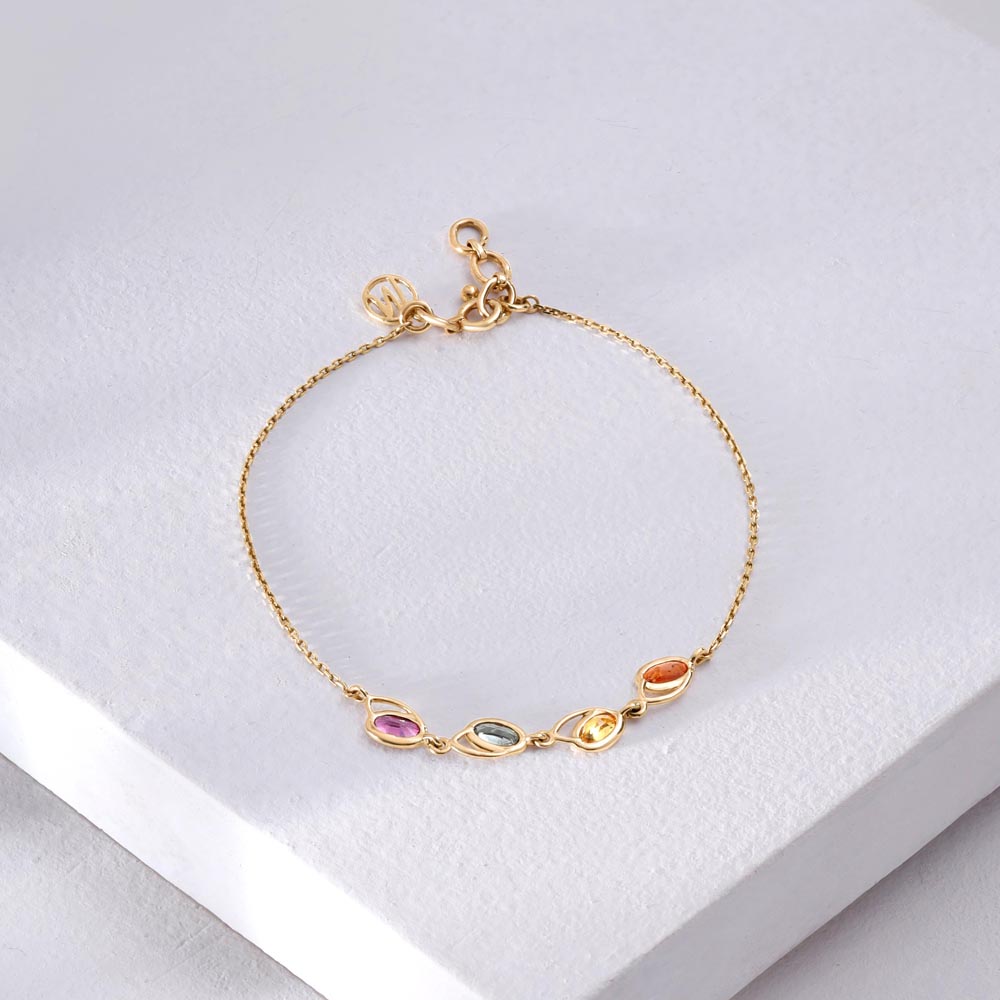 Prism Charm Sapphire Bracelet,,hi-res image number null