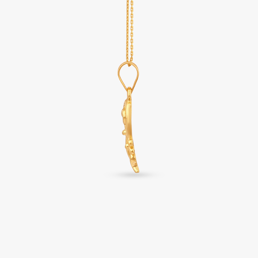 Blooming Whirl Gold Pendant,,hi-res image number null