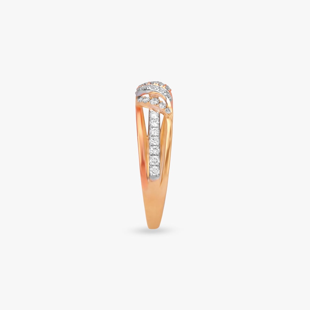 Woven Spark Diamond Finger Ring,,hi-res image number null