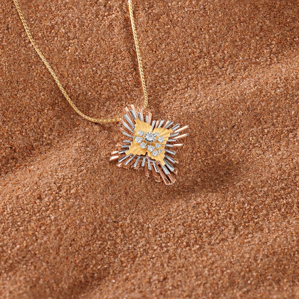 Radiant Bloom Diamond Pendant,,hi-res image number null
