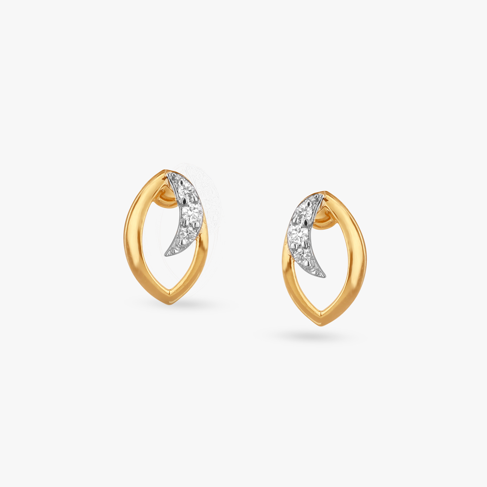 Playful Sparkles Diamond Stud Earrings For Kids,,hi-res image number null