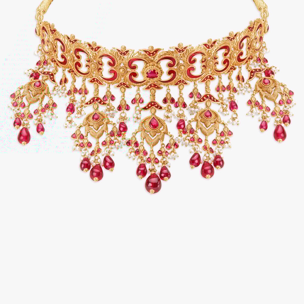 

Royal Grandeur Gold Necklace Set