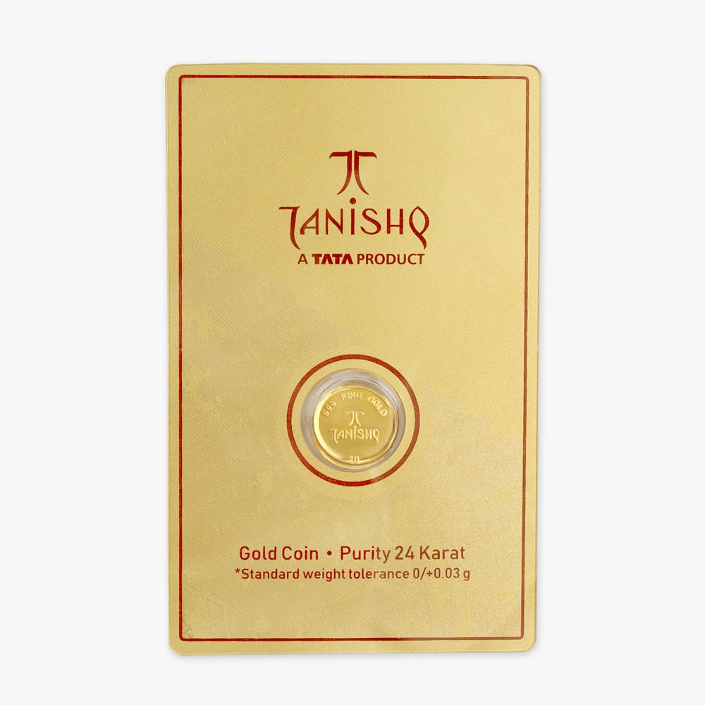 1 gram 24 Karat Gold Coin with Ganesha Motif,,hi-res image number null