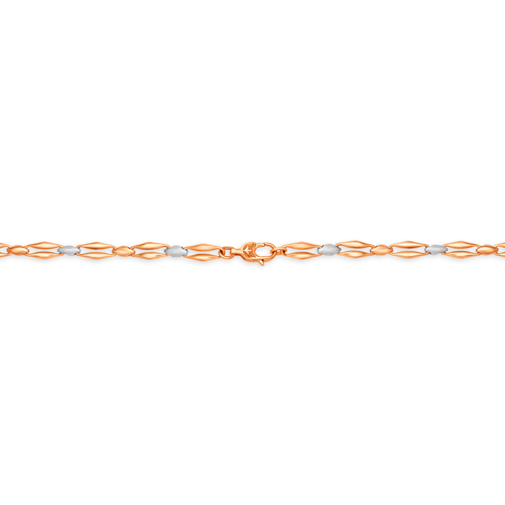 Stunning Modern Dual Tone Gold Chain for Men,,hi-res image number null