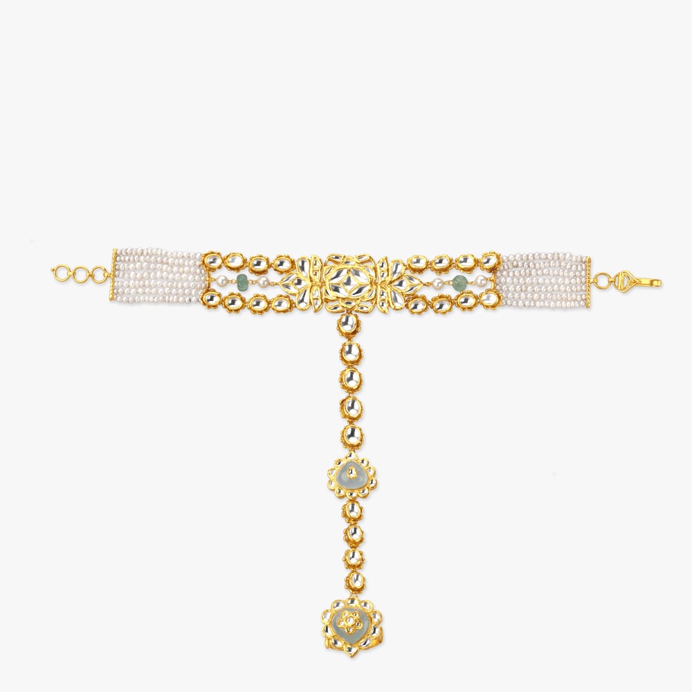 Viraasat Gold Haath Phool,,hi-res image number null