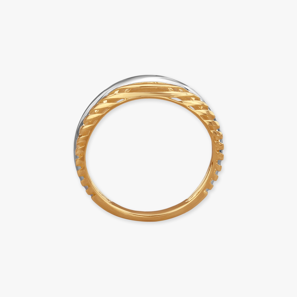 Layered Edge Gold Ring,,hi-res image number null