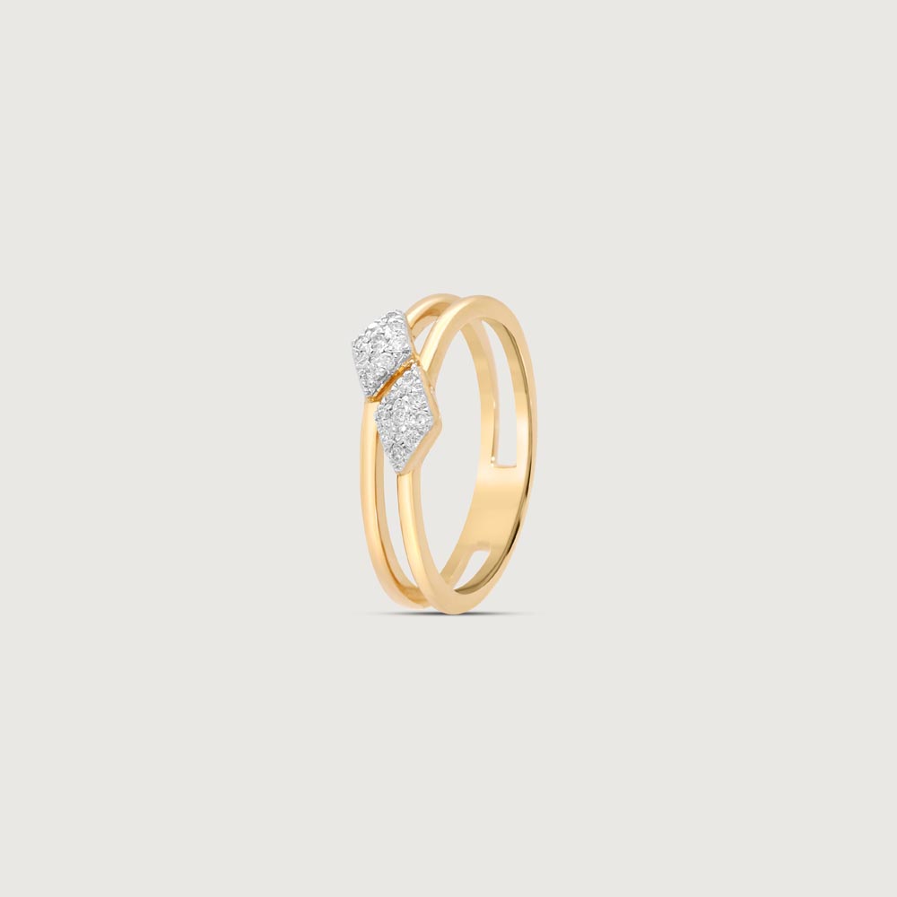 Dual Crest Diamond Ring,,hi-res image number null