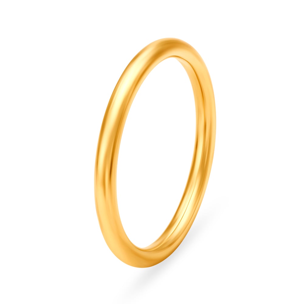 22k Plain Gold Ring JMC-2204-06005 – Jewelegance